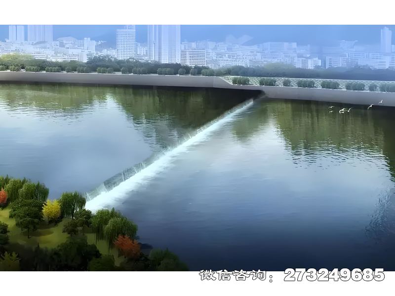 长武县湖泊生态调控坝