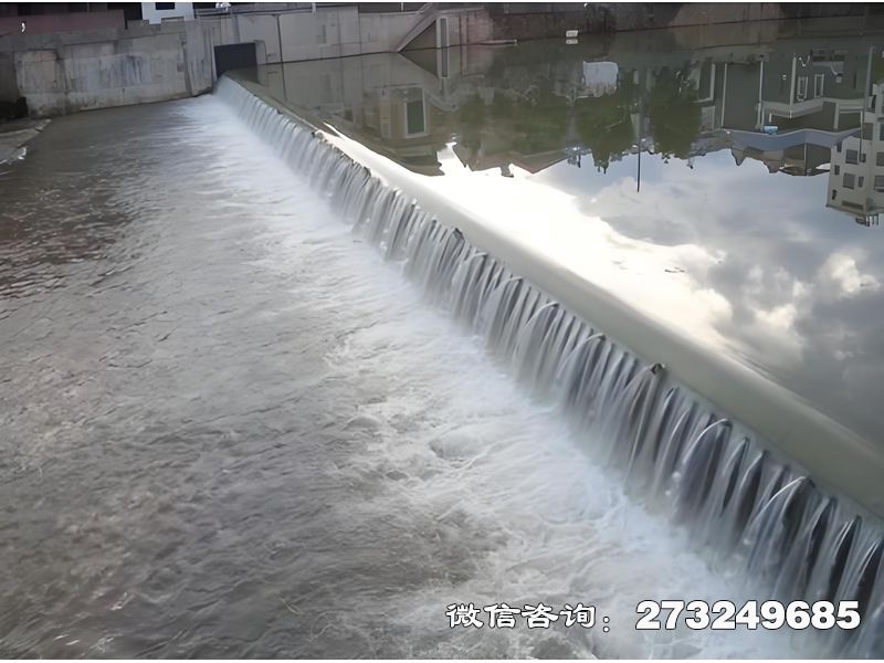 长武县湿地生态补水坝
