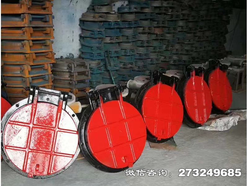 元宝山铸铁圆形水电站拍门