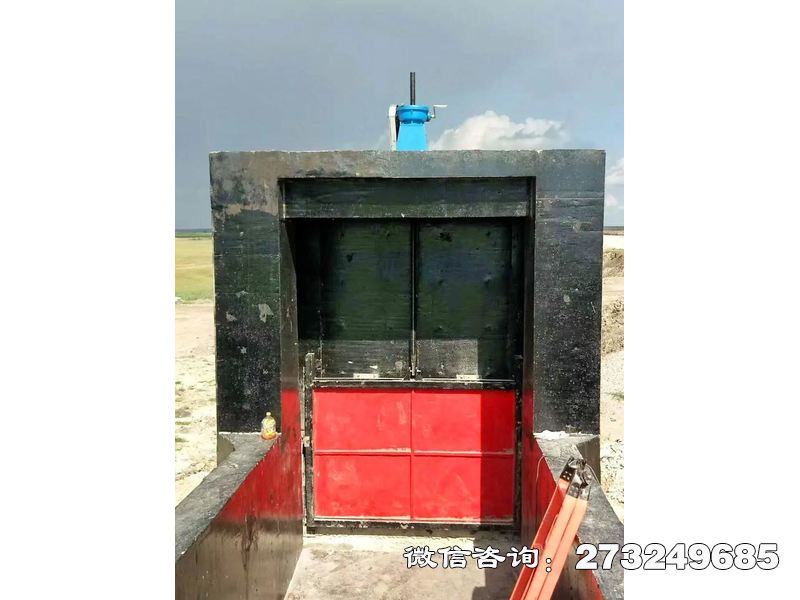 黄陂截流铸铁渠道方型门