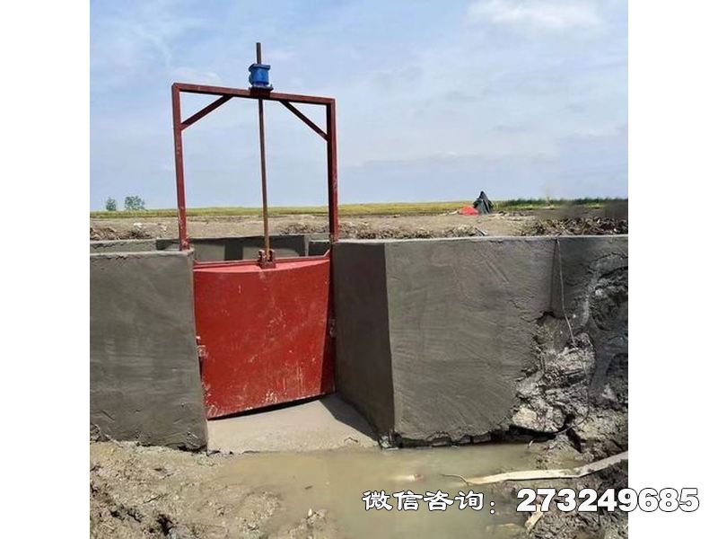 托里县河道截流铸铁方闸门